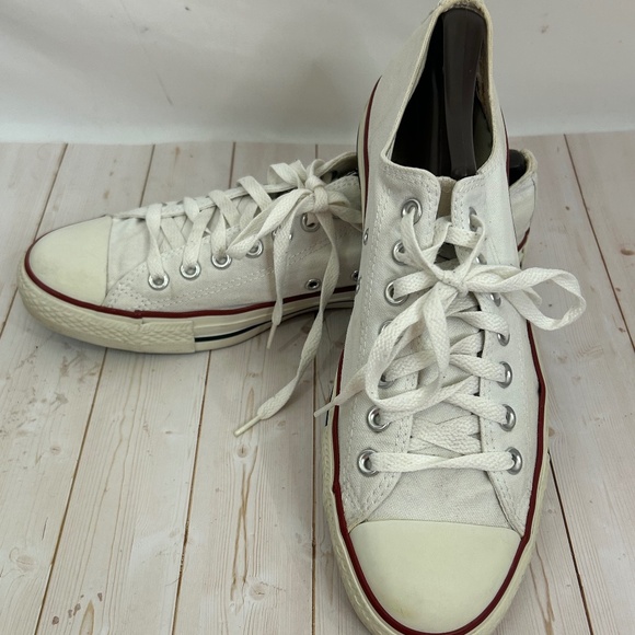 Converse All Stars Other - Converse All Stars Low Top White Canvas Sneakers